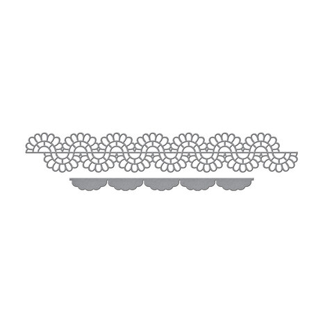 Spellbinders Eyelet Scallop Border Etched Dies (S4-1413)