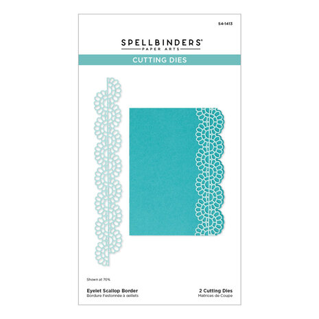 Spellbinders Eyelet Scallop Border Etched Dies (S4-1413)