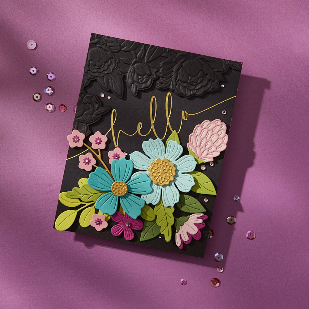 Spellbinders Vivid Blooms Etched Dies (S6-250)