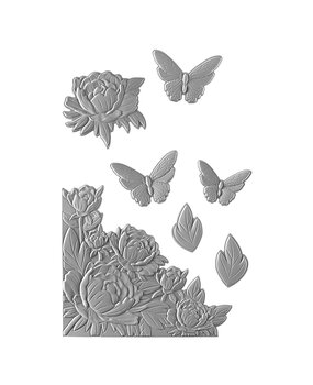 Spellbinders Blooming Butterflies 3D Emboss & Cut Folder (E3D-126)
