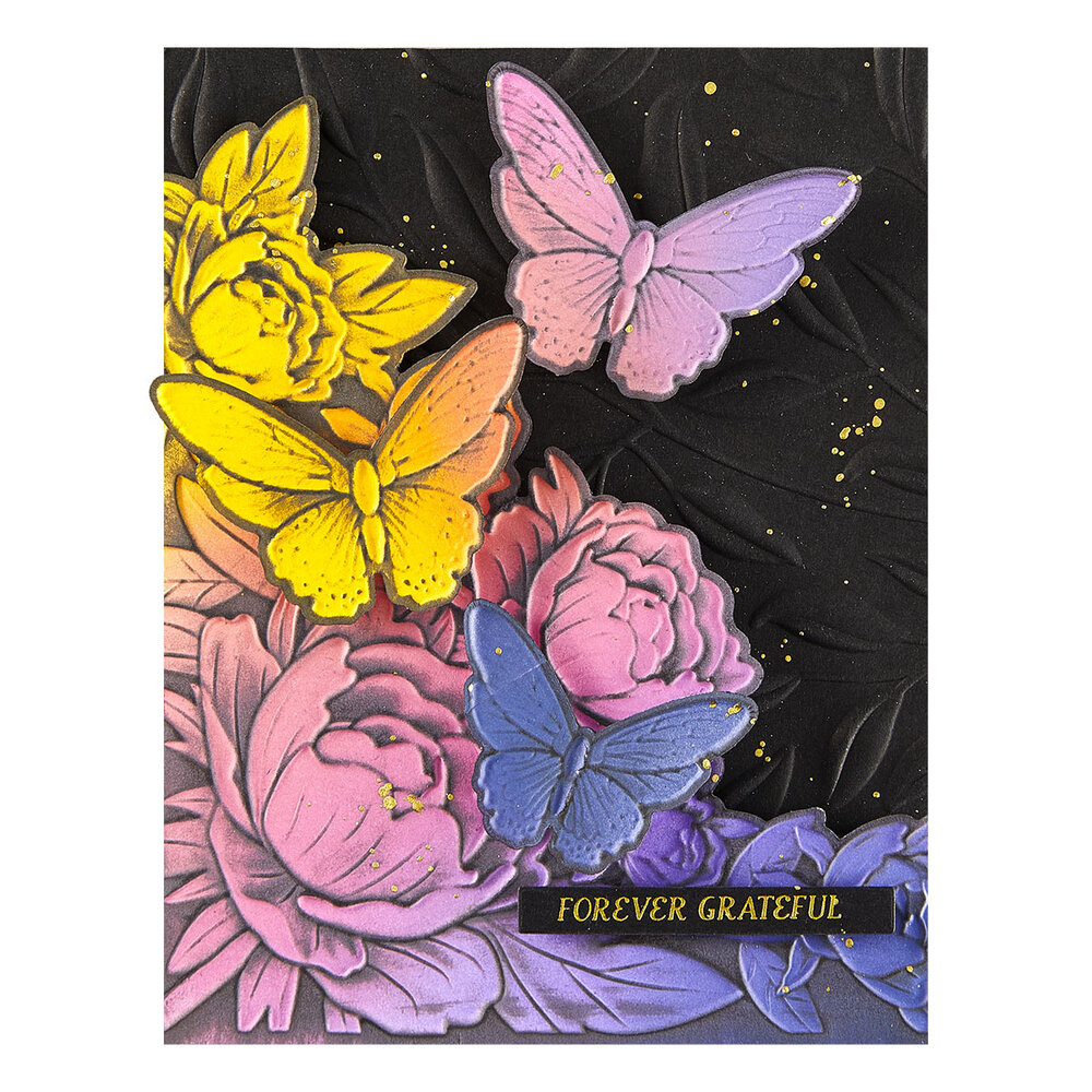 Spellbinders Blooming Butterflies 3D Emboss & Cut Folder (E3D-126) Spellbinders Blooming Butterflies 3D Emboss & Cut Folder (E3D-126)