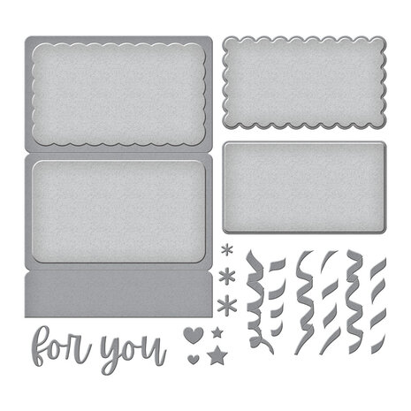 Spellbinders Treat Yourself Gift Card Holder Etched Dies (S5-672)