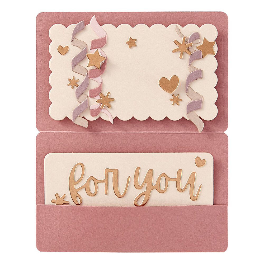Spellbinders Treat Yourself Gift Card Holder Etched Dies (S5-672)