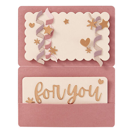 Spellbinders Treat Yourself Gift Card Holder Etched Dies (S5-672)
