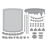 Spellbinders Ganache Gateau Etched Dies (S5-676) (DISCONTINUED)