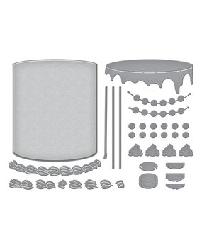 Spellbinders Ganache Gateau Etched Dies (S5-676) (DISCONTINUED)