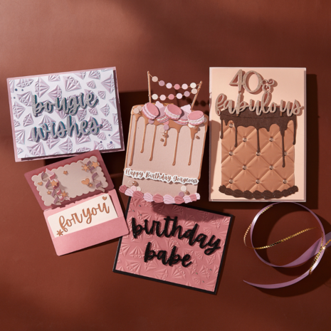 Spellbinders Ganache Gateau Etched Dies (S5-676)