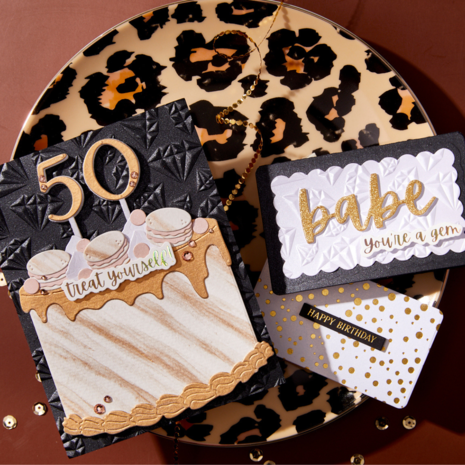 Spellbinders Ganache Gateau Etched Dies (S5-676) (DISCONTINUED)