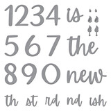 Spellbinders Classy Numbers Etched Dies (S4-1416)