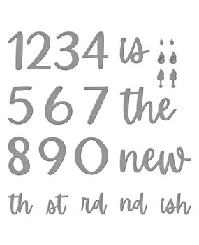 Spellbinders Classy Numbers Etched Dies (S4-1416) (DISCONTINUED) Spellbinders Classy Numbers Etched Dies (S4-1416) (DISCONTINUED)