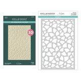 Spellbinders Born to Sparkle 3D Embossing Folder and Stencil Bundle (BD-0938)