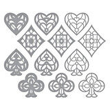 Spellbinders Kaleidoscope Noble Suits Etched Dies (S7-267)