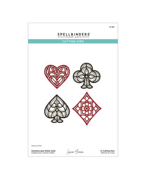 Spellbinders Kaleidoscope Noble Suits Etched Dies (S7-267)
