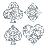 Spellbinders Enchanting Suit Facets Press Plates (BP-258) Spellbinders Enchanting Suit Facets Press Plates (BP-258)