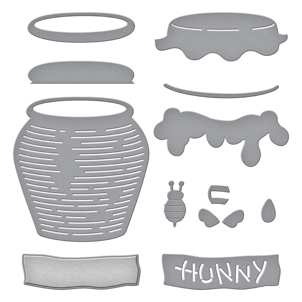 Spellbinders Pooh's Hunny Pot Etched Dies (S4-1428) Spellbinders Pooh's Hunny Pot Etched Dies (S4-1428)