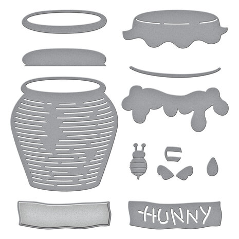 Spellbinders Pooh's Hunny Pot Etched Dies (S4-1428) Spellbinders Pooh's Hunny Pot Etched Dies (S4-1428)