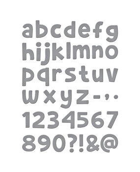 Spellbinders Pooh's Alphabet, Numbers & More Etched Dies (S6-249)