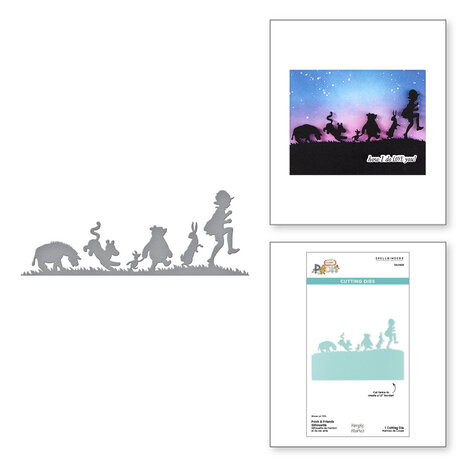 Spellbinders Pooh & Friends Silhouette Etched Dies (S4-1426)