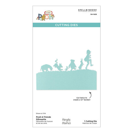 Spellbinders Pooh & Friends Silhouette Etched Dies (S4-1426)