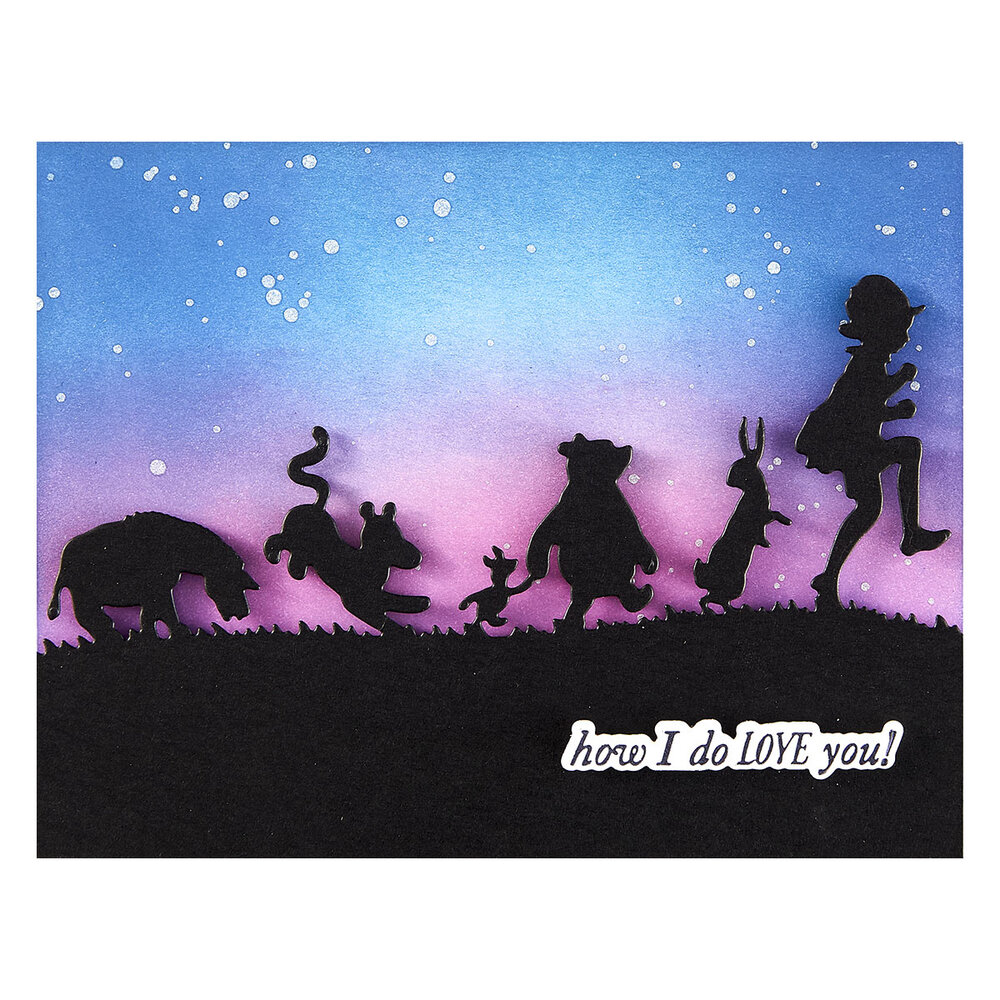 Spellbinders Pooh & Friends Silhouette Etched Dies (S4-1426)