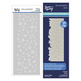 Spellbinders Starry Night 3D Emboss & Cut Folder and Stencil Bundle (BD-0945)