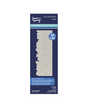 Spellbinders Starry Night 3D Emboss & Cut Folder (E3D-125)