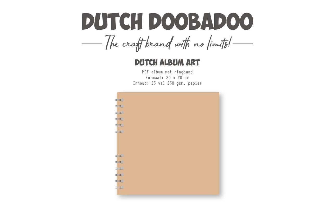 Dutch Doobadoo Dutch Album Art 20x20cm MDF Album w/ Ring Binder (474.300.013) (OUTLET)