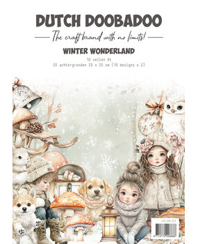 Dutch Doobadoo Collage Paper Set A4 Winter Wonderland (473.005.073)