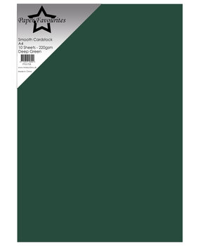 Paper Favourites Smooth Cardstock A4 Deep Green 220gsm (10pcs) (PFSS708)