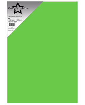 Paper Favourites Smooth Cardstock A4 Fresh Green 220gsm (10pcs) (PFSS709)
