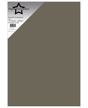 Paper Favourites Smooth Cardstock A4 Smokey Grey 220gsm (10pcs) (PFSS720)