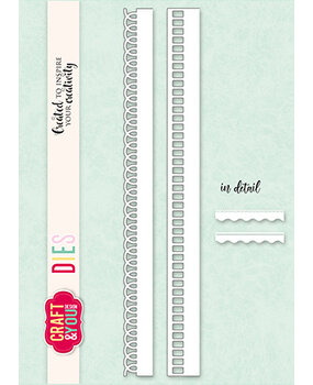 Craft & You Design Doily Borders Set Dies (CW331)