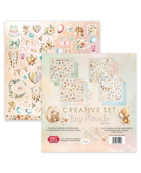Craft & You Design Tiny Miracles 12x12 Inch Creative Set 250gsm (8sheets) (CSET-TM30-8)