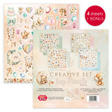 Craft & You Design Tiny Miracles 12x12 Inch Creative Set 250gsm (4sheets) (CSET-TM30-4)