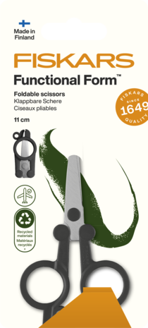 Fiskars Scissors ReNew Foldable 11cm Functional Form (1075352)