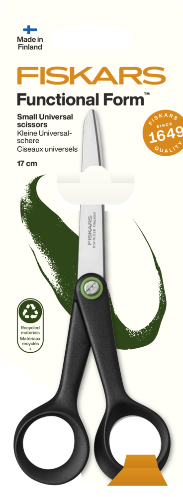 Fiskars Scissors ReNew Universal Small 17cm Functional Form (1074543) Fiskars Scissors ReNew Universal Small 17cm Functional Form (1074543)