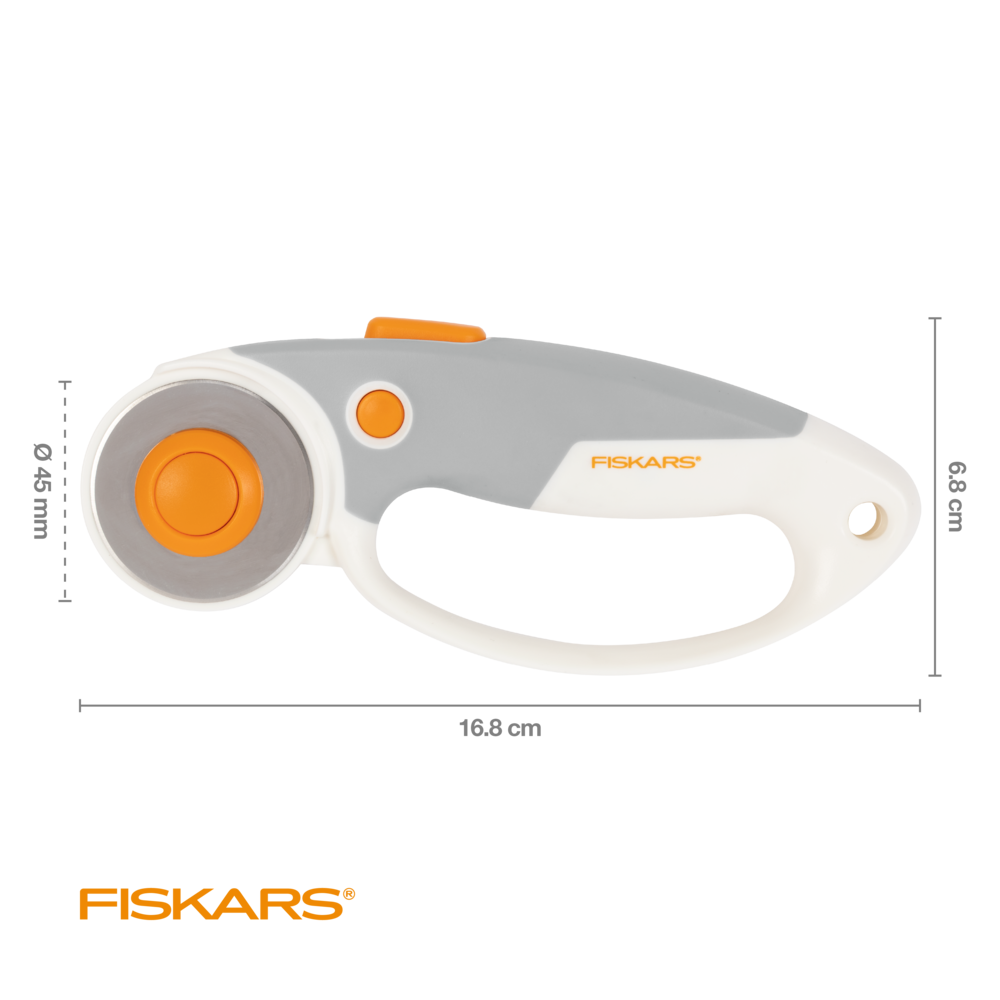 Fiskars Loop Rotary Cutter Ø45mm SoftGrip Titanium (1066047)