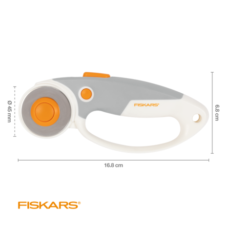 Fiskars Loop Rotary Cutter Ø45mm SoftGrip Titanium (1066047)