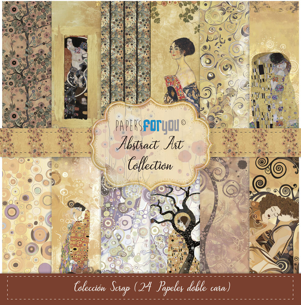 Papers For You Abstract Art Midi Scrap Paper Pack (24pcs) (PFY-14515)