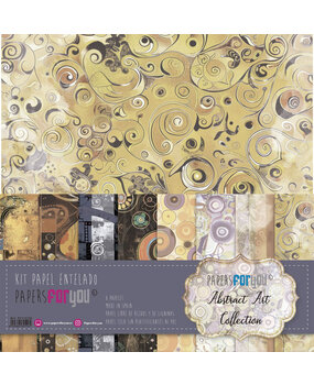 Papers For You Abstract Art Canvas Scrap Pack (8pcs) (PFY-14516)