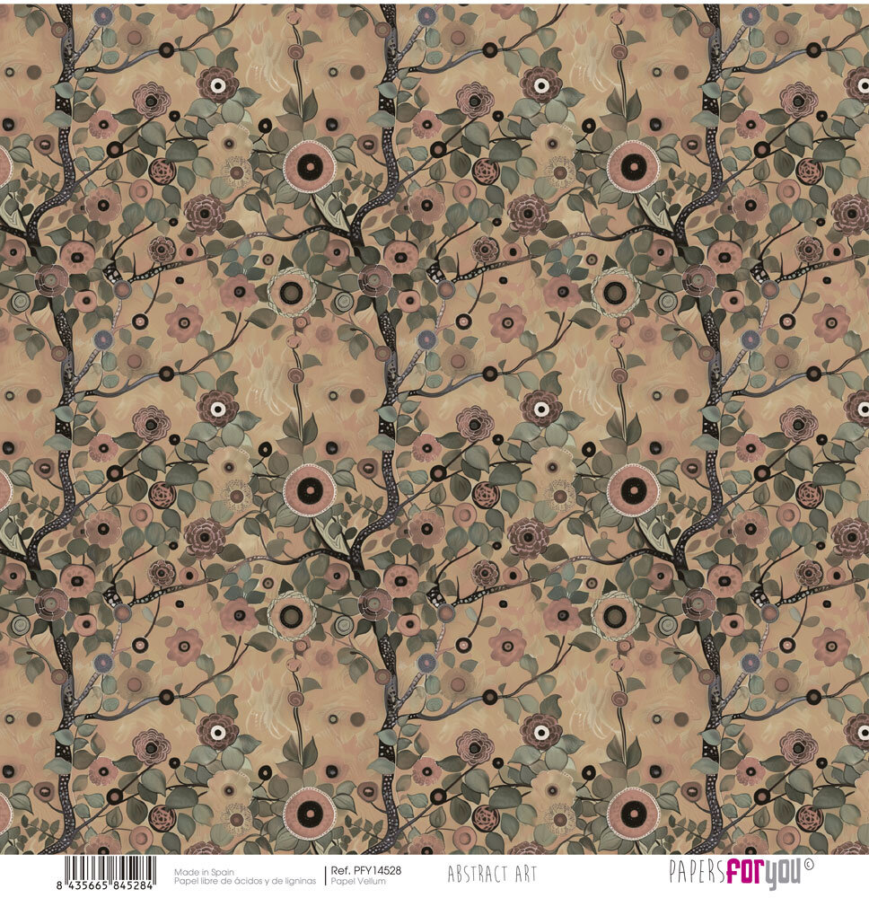 Papers For You Abstract Art Kit Vellum Paper Pack (6pcs)  (PFY-14526)