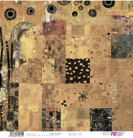 Papers For You Abstract Art Kit Vellum Paper Pack (6pcs)  (PFY-14526)