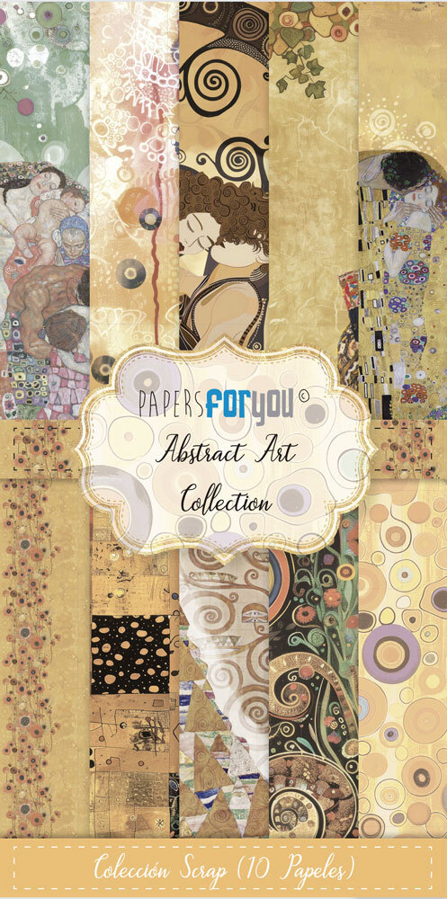 Papers For You Abstract Art Slim Scrap Paper Pack (10pcs) (PFY-14562)