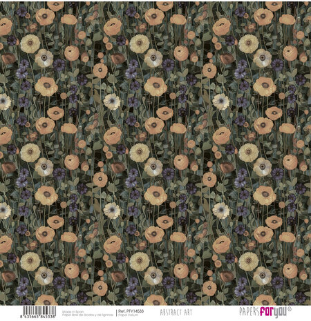 Papers For You Abstract Art Kit Vellum Paper Pack (6pcs)  (PFY-14526)