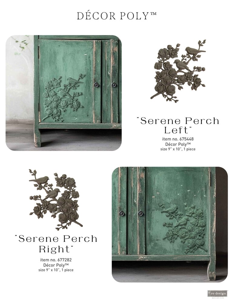 Re-Design with Prima Serene Perch (Left) Decor Poly (675448)