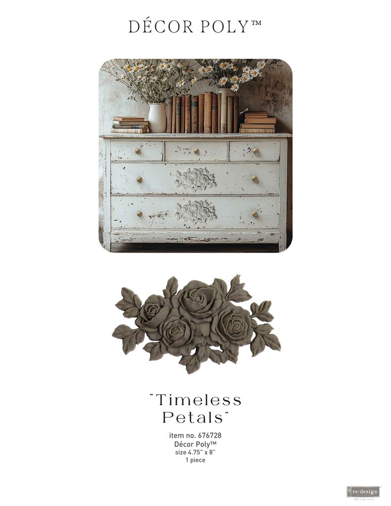 Re-Design with Prima Timeless Petals Decor Poly (676728)