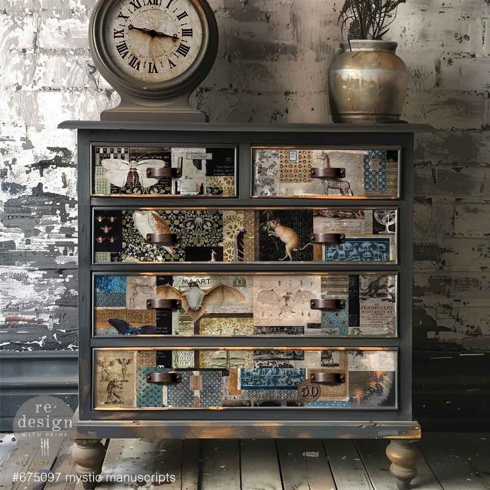 Re-Design with Prima Mystic Manuscripts 19x30 Inch Decoupage Fiber (675097) Re-Design with Prima Mystic Manuscripts 19x30 Inch Decoupage Fiber (675097)