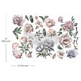 Re-Design with Prima Blossom Breeze 6x12 Inch Small Transfers (3pcs) (674533)