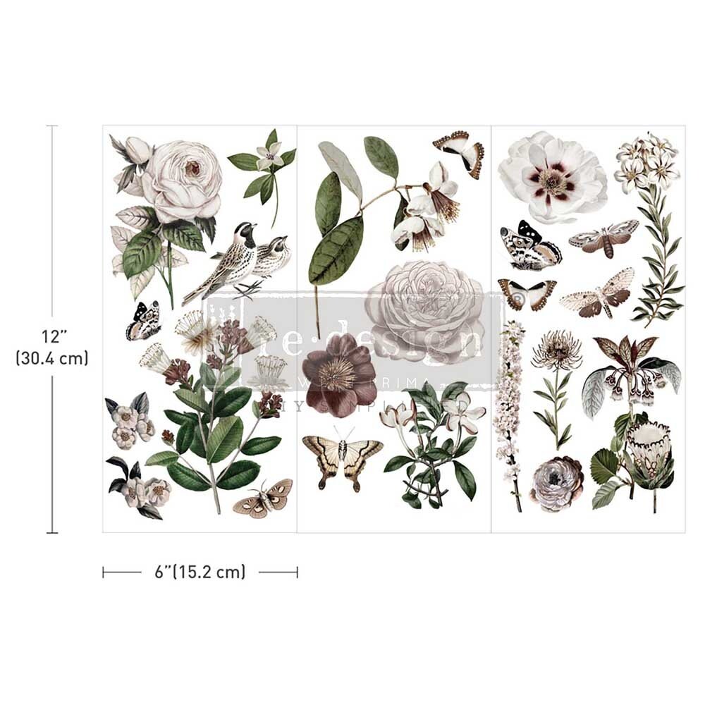 Re-Design with Prima Secret Garden 6x12 Inch Small Transfers (3pcs) (674540) Re-Design with Prima Secret Garden 6x12 Inch Small Transfers (3pcs) (674540)