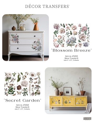 Re-Design with Prima Secret Garden 6x12 Inch Small Transfers (3pcs) (674540) Re-Design with Prima Secret Garden 6x12 Inch Small Transfers (3pcs) (674540)